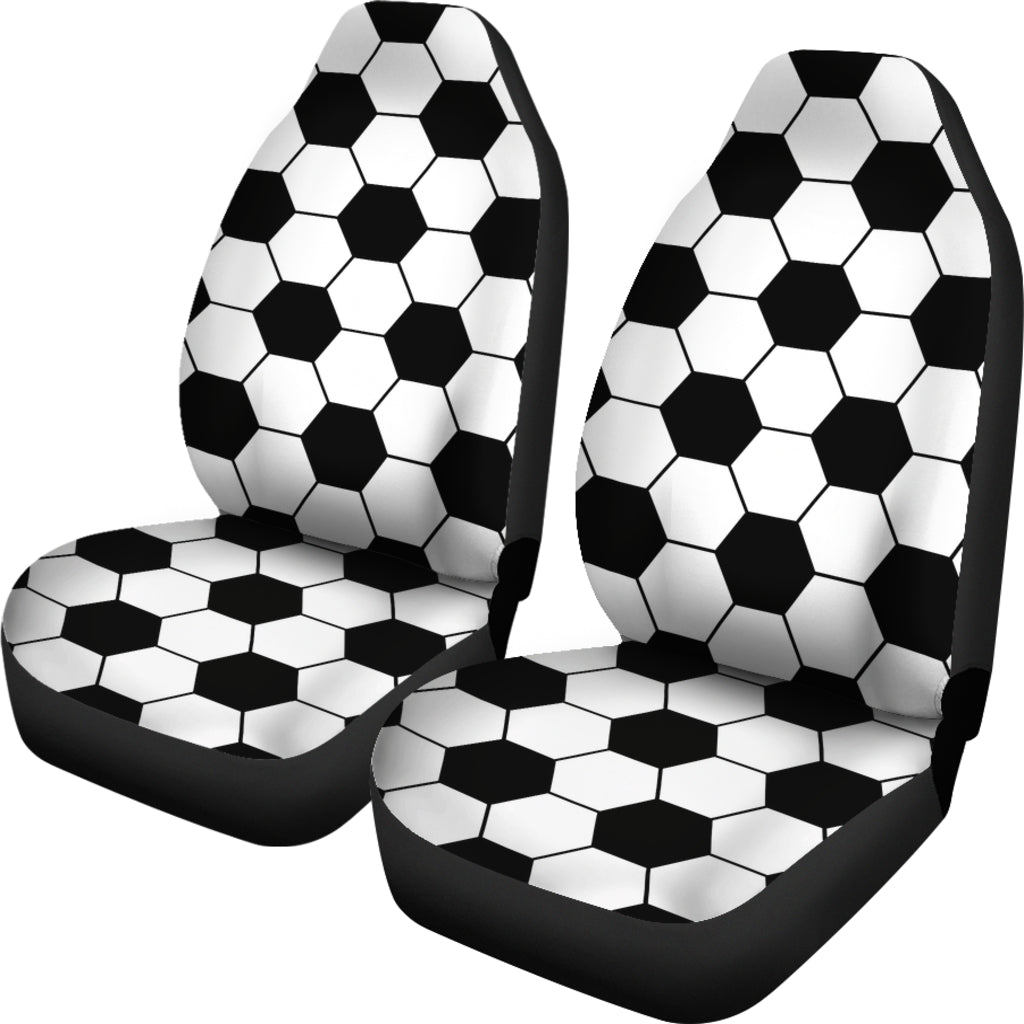 Soccer Ball Texture Print Design LKS303 Car Seat Covers