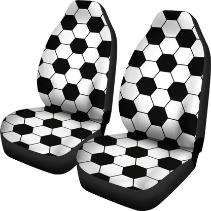 Soccer Ball Texture Print Design LKS303 Car Seat Covers
