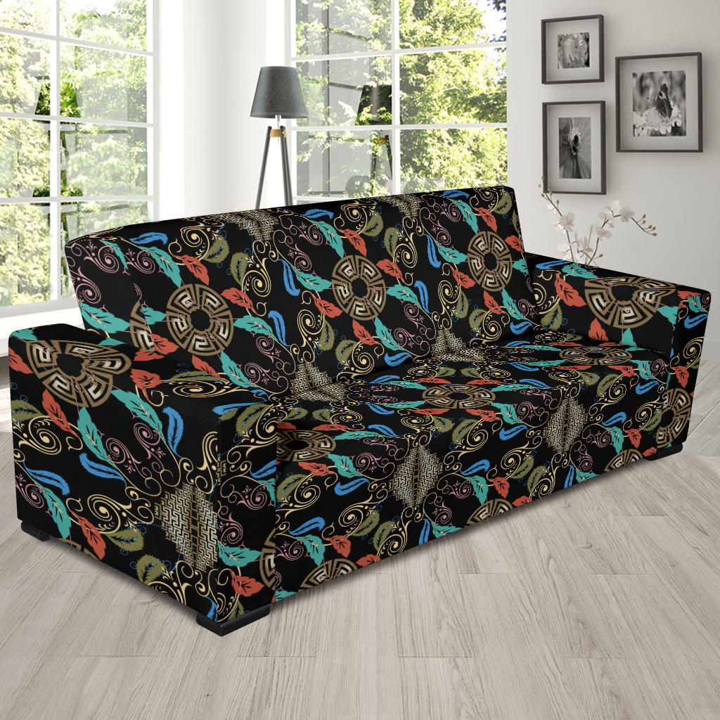 Ancient Greek Print Design LKS308 Sofa Slipcover