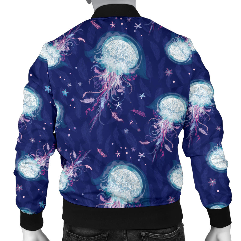 Jellyfish Cute Design Men Bomber Jacket
