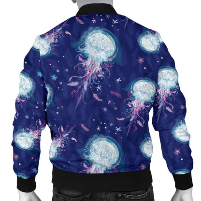 Jellyfish Cute Design Men Bomber Jacket