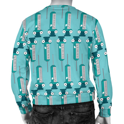 Phlebotomist Concept Design Men Long Sleeve Sweatshirt