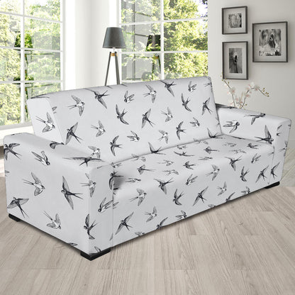 Swallow Bird Pattern Print Design 04 Sofa Slipcover