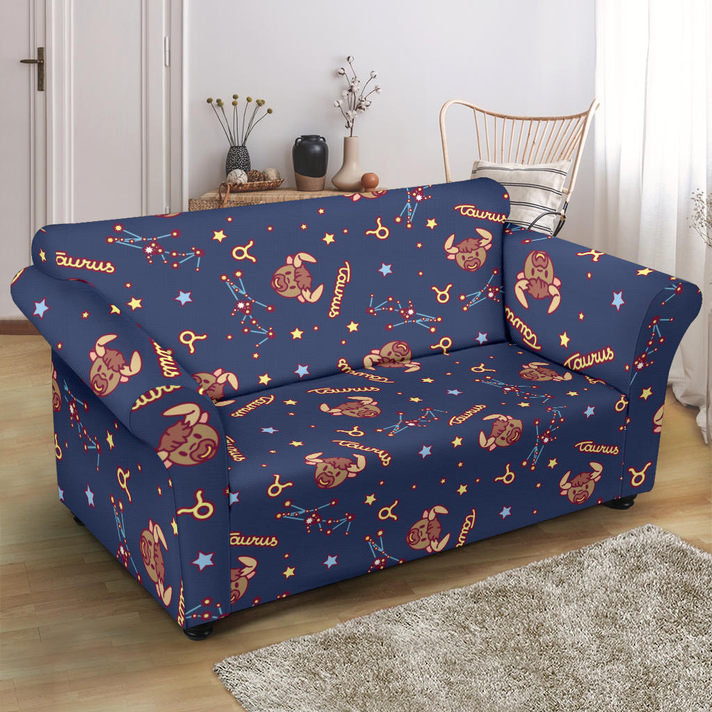 Taurus Print Design LKS304 Loveseat Couch Slipcover
