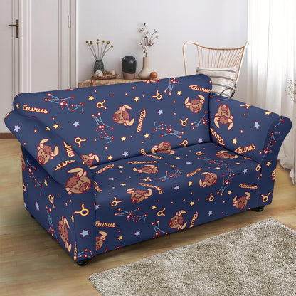 Taurus Print Design LKS304 Loveseat Couch Slipcover