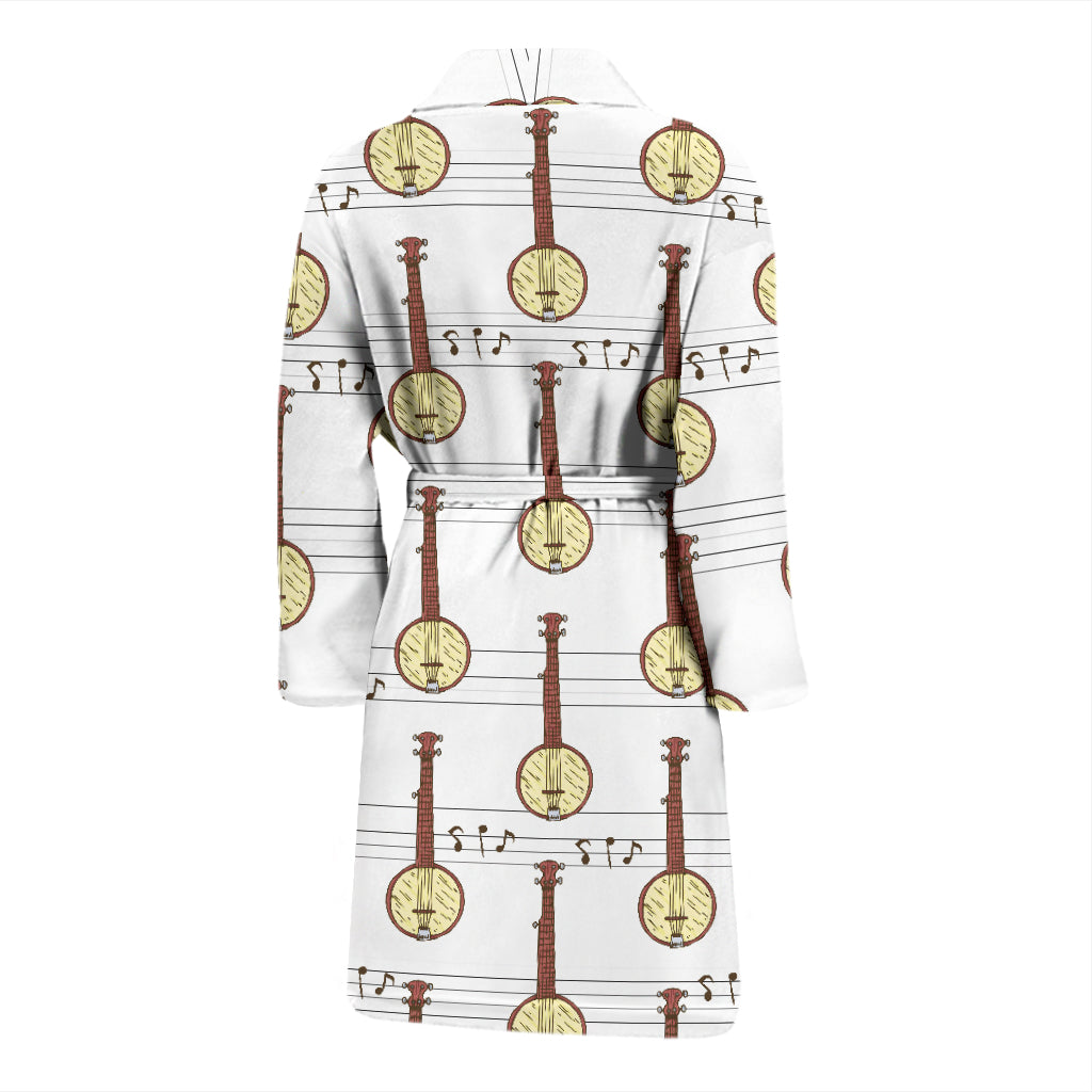 Banjo Print Design LKS402 Men Bathrobe