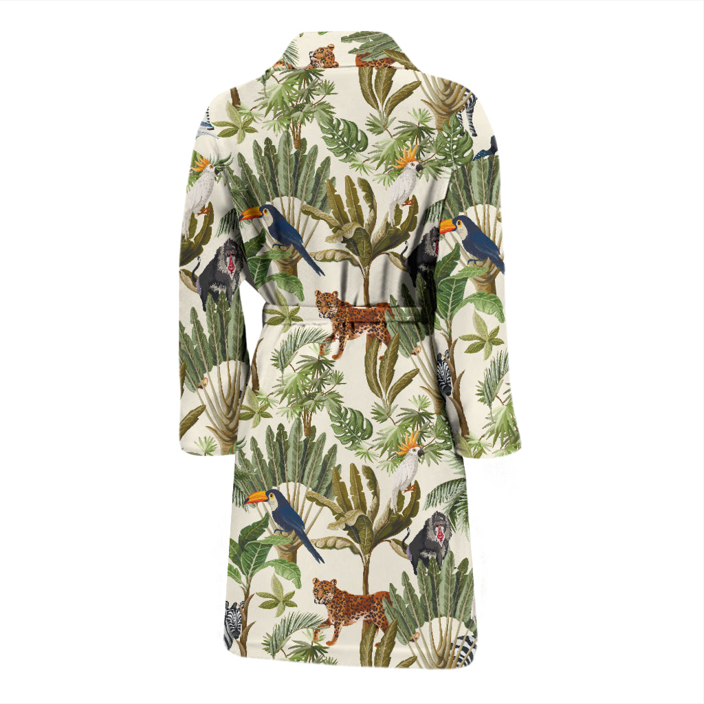 Safari Animal Print Design LKS304 Men Bathrobe