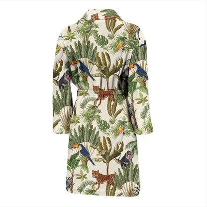 Safari Animal Print Design LKS304 Men Bathrobe