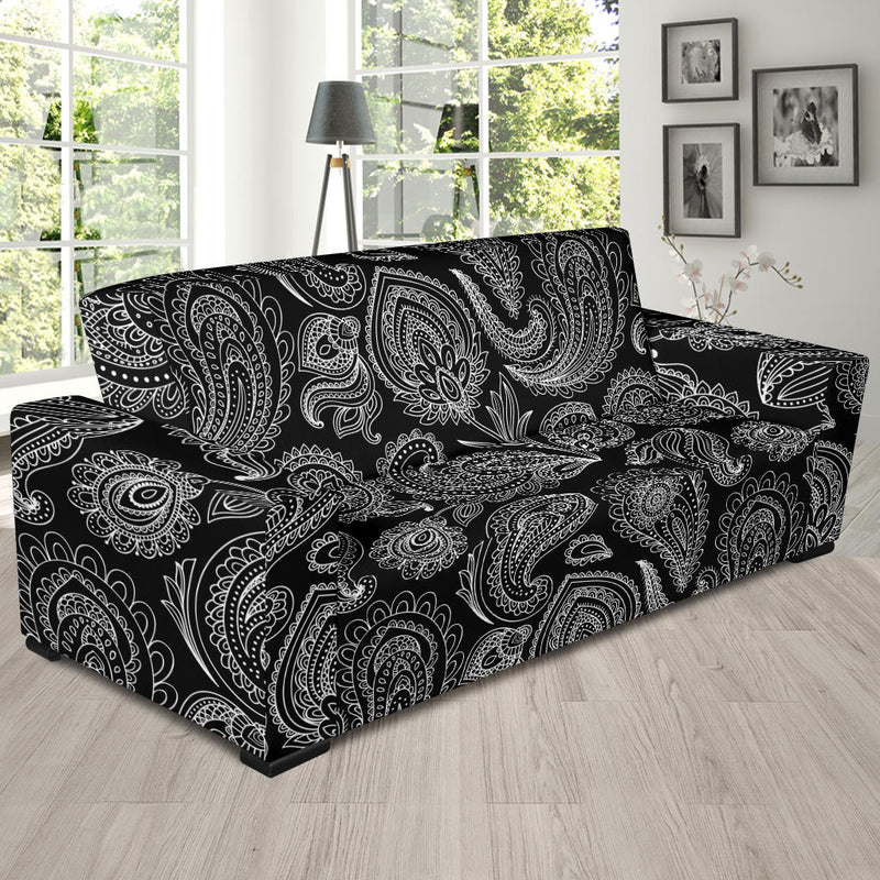 Paisley Pattern Print Design A04 Sofa Slipcover