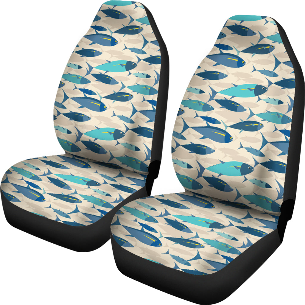 Tuna Fish Print Design LKS302 Car Seat Covers