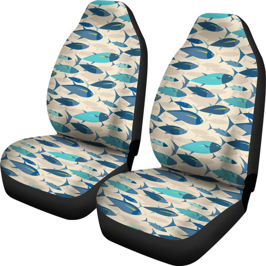 Tuna Fish Print Design LKS302 Car Seat Covers