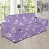 Acting Mask Pattern Print Design 05 Sofa Slipcover