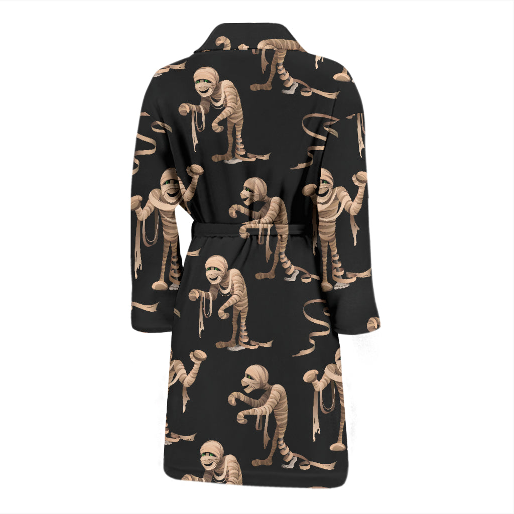 Mummy Print Design LKS302 Men Bathrobe