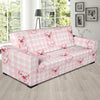 Pig Baby Pattern Print Design 01 Sofa Slipcover