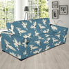 Crane Pattern Print Design 02 Sofa Slipcover