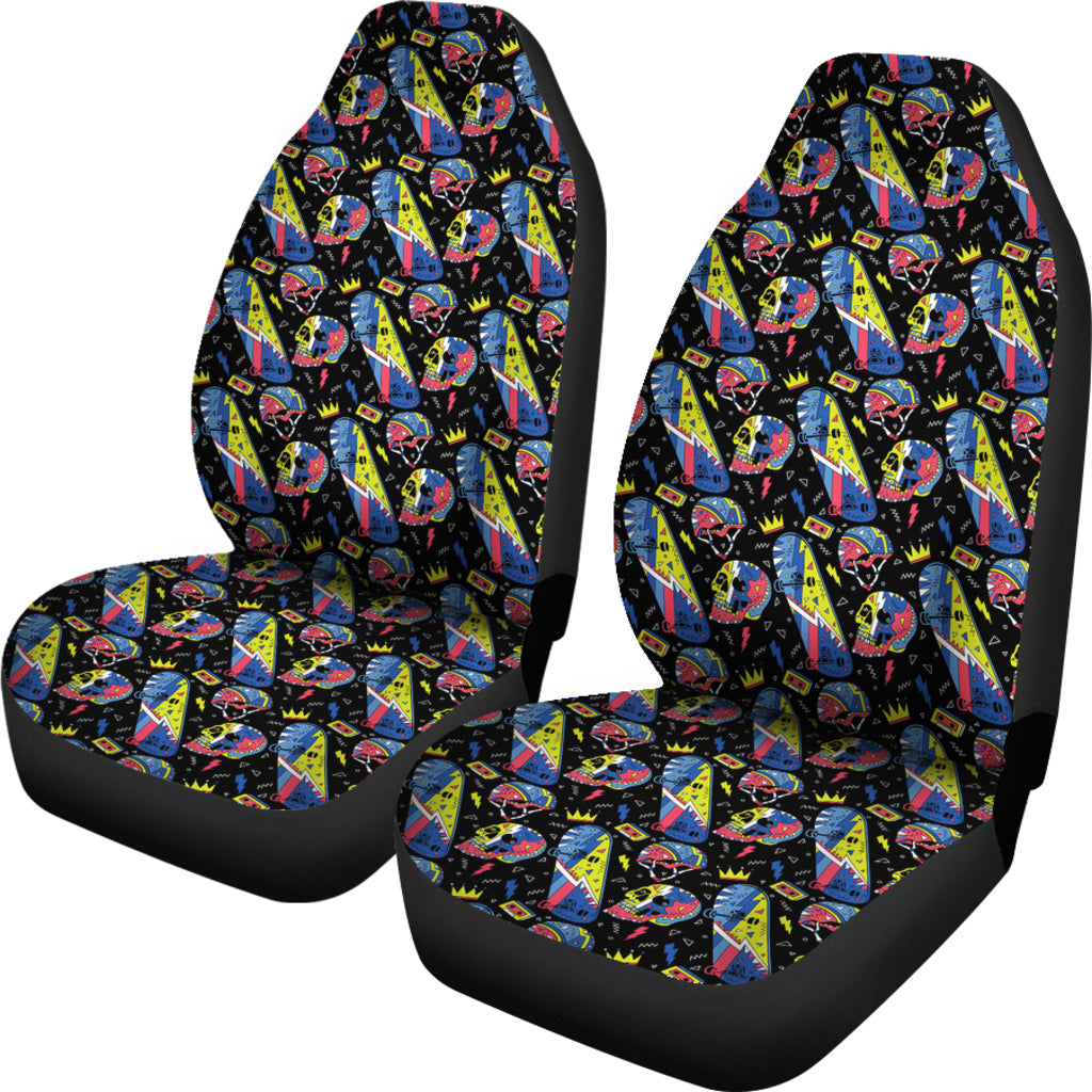 Skateboard Print Design LKS304 Car Seat Covers