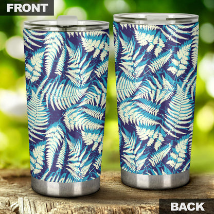 Fern Leave Summer Print Pattern Tumbler