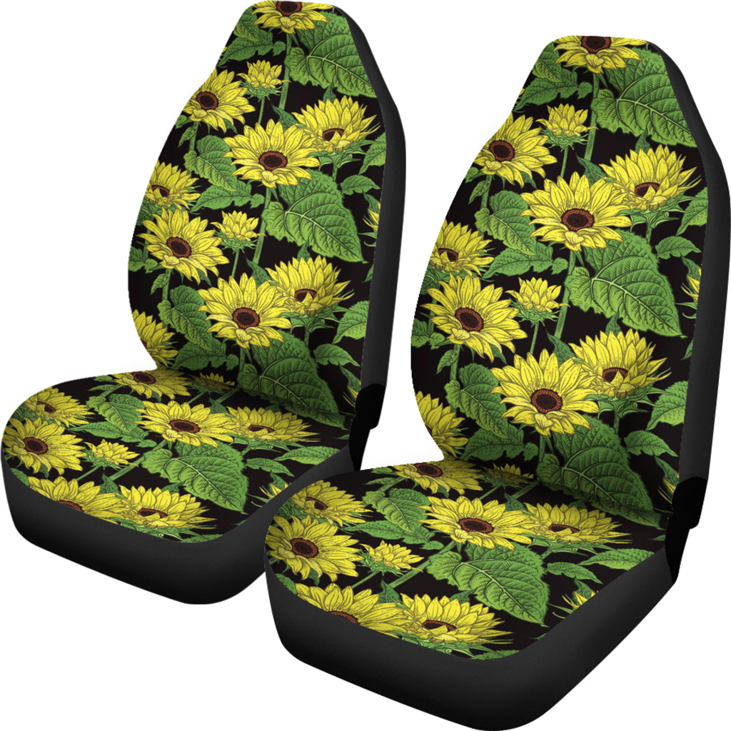 Sunflower Print Design LKS3010 Car Seat Covers