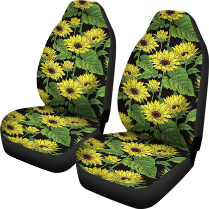 Sunflower Print Design LKS3010 Car Seat Covers