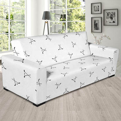 Hockey Print Design LKS304 Sofa Slipcover