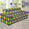 Mardi Gras Pattern Print Design 05 Sofa Slipcover