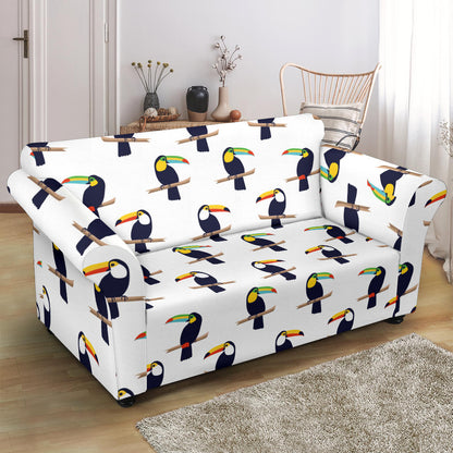 Toucan Print Design LKS305 Loveseat Couch Slipcover