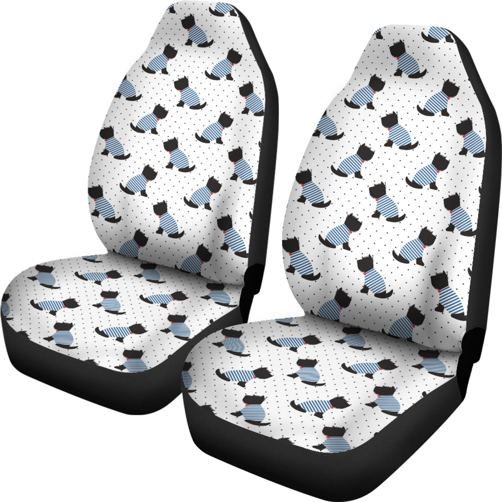 Scottish Terriers Print Design LKS3013 Car Seat Covers