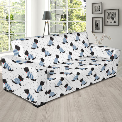 Scottish Terriers Print Design LKS3013 Sofa Slipcover