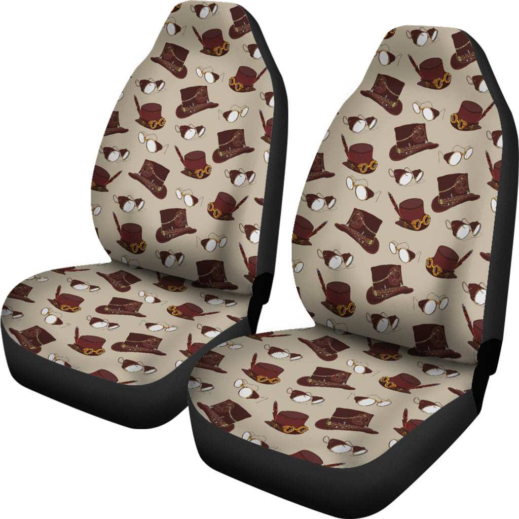 Steampunk Hat Print Design LKS301 Car Seat Covers