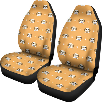 Shih Tzu Print Design LKS303 Car Seat Covers
