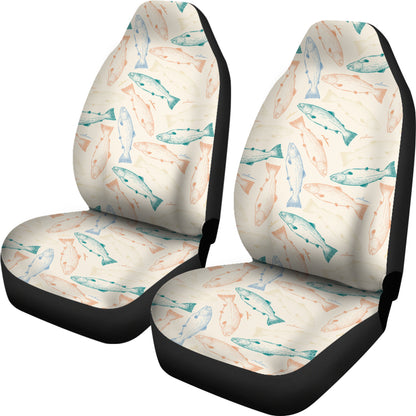 Salmon Fish Print Design LKS305 Car Seat Covers
