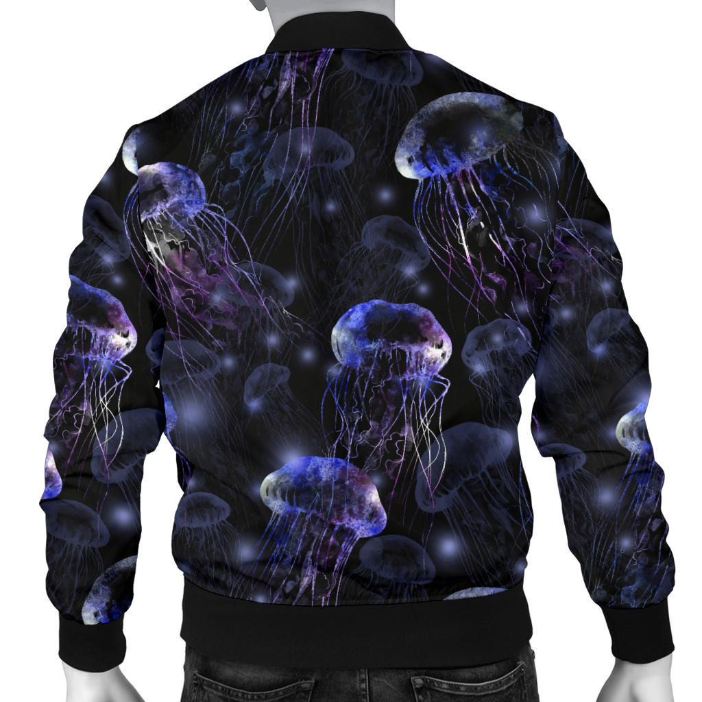Jellyfish Themed Men Bomber Jacket