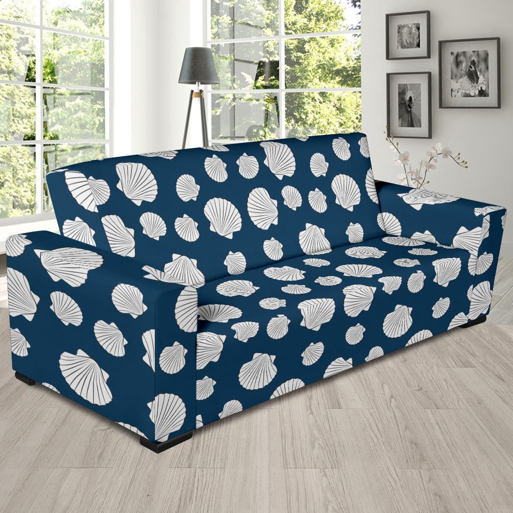 Seashell Print Design LKS3012 Sofa Slipcover
