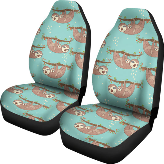 Sloth Print Design LKS302 Car Seat Covers