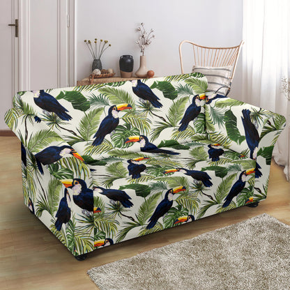 Toucan Print Design LKS308 Loveseat Couch Slipcover
