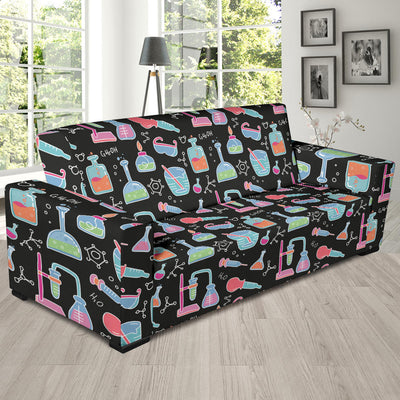 Chemical Pattern Print Design 06 Sofa Slipcover