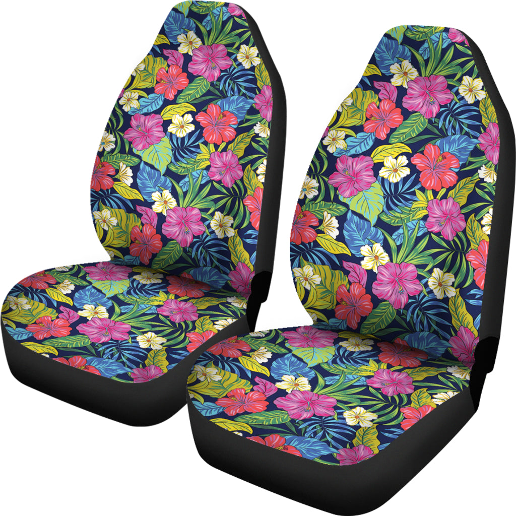 Hibiscus Print Design LKS3010 Car Seat Covers
