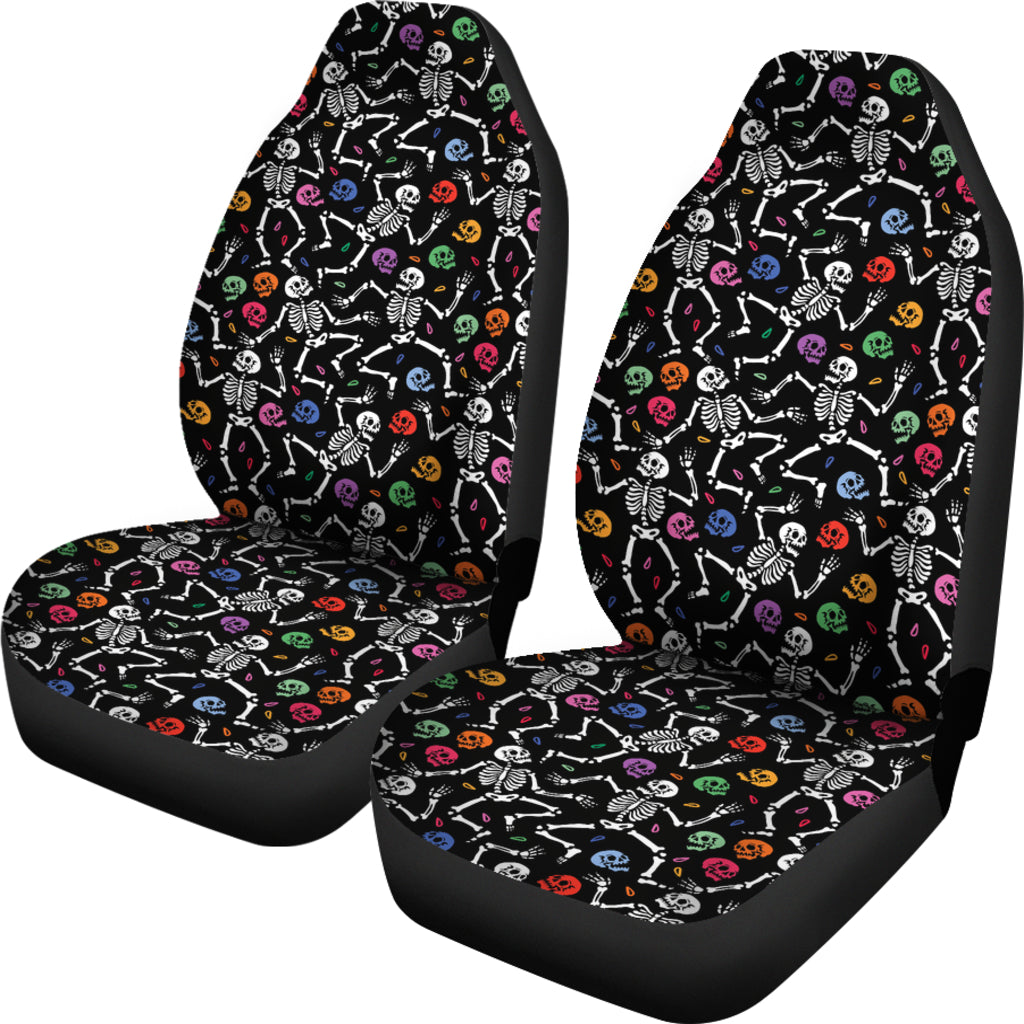 Skeleton Print Design LKS307 Car Seat Covers