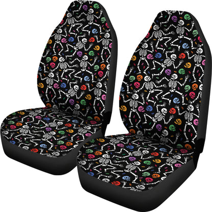 Skeleton Print Design LKS307 Car Seat Covers