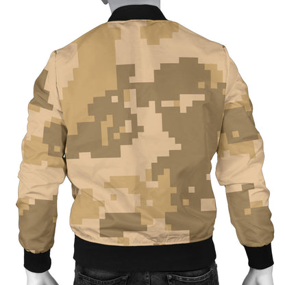 ACU Digital Desert Camouflage Men Bomber Jacket