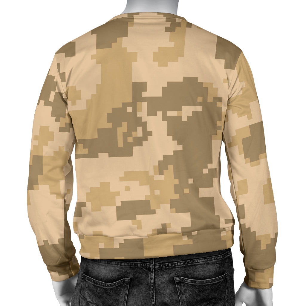ACU Digital Desert Camouflage Men Long Sleeve Sweatshirt