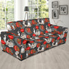 Japanese Chin Pattern Print Design 02 Sofa Slipcover