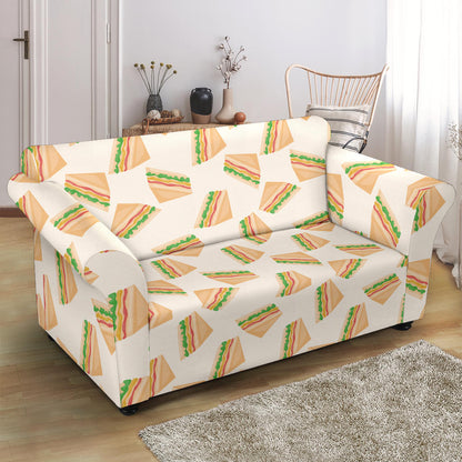 Sandwich Print Design LKS301 Loveseat Couch Slipcover