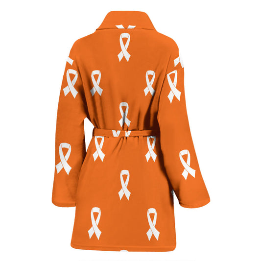 Appendix cancer Pattern Print Design 01 Women Bathrobe