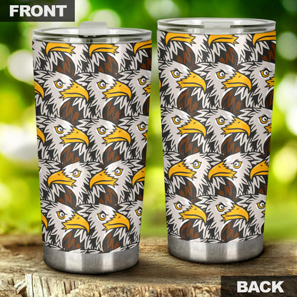 Eagles Head Pattern Tumbler