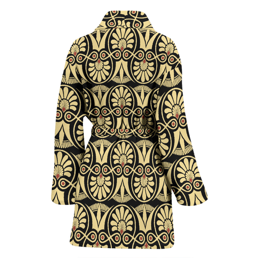 Ancient Greek Print Design LKS3014 Women Bathrobe