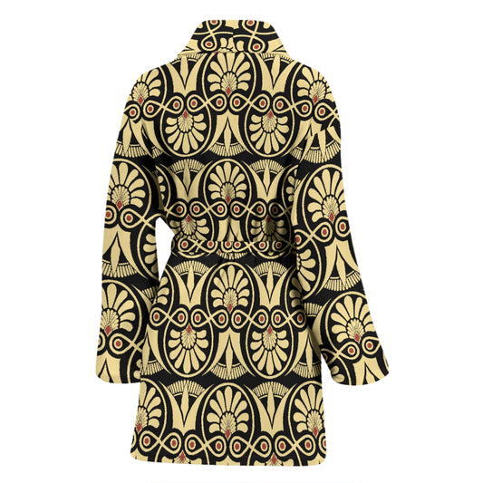 Ancient Greek Print Design LKS3014 Women Bathrobe
