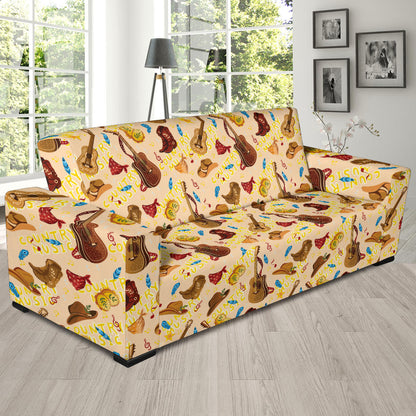 Western Lifestyle Print Design LKS303 Sofa Slipcover
