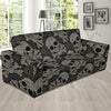 Paisley Skull Pattern Print Design A01 Sofa Slipcover