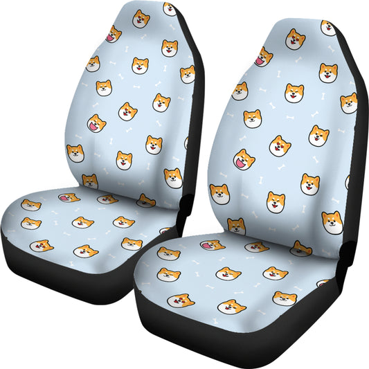 Shiba Inu Print Design LKS3012 Car Seat Covers
